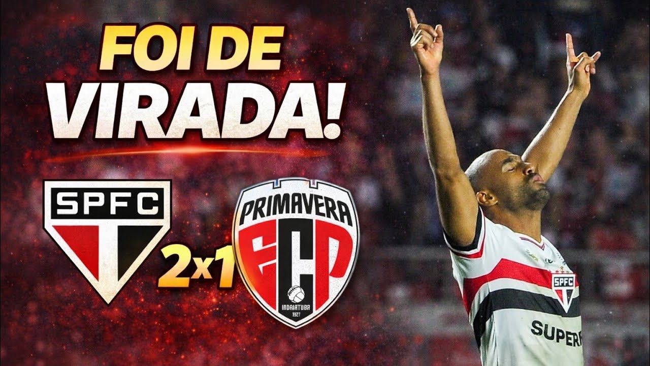 SÃO PAULO 2X1 PRIMAVERA – PAULISTÃO, 7ª RODADA