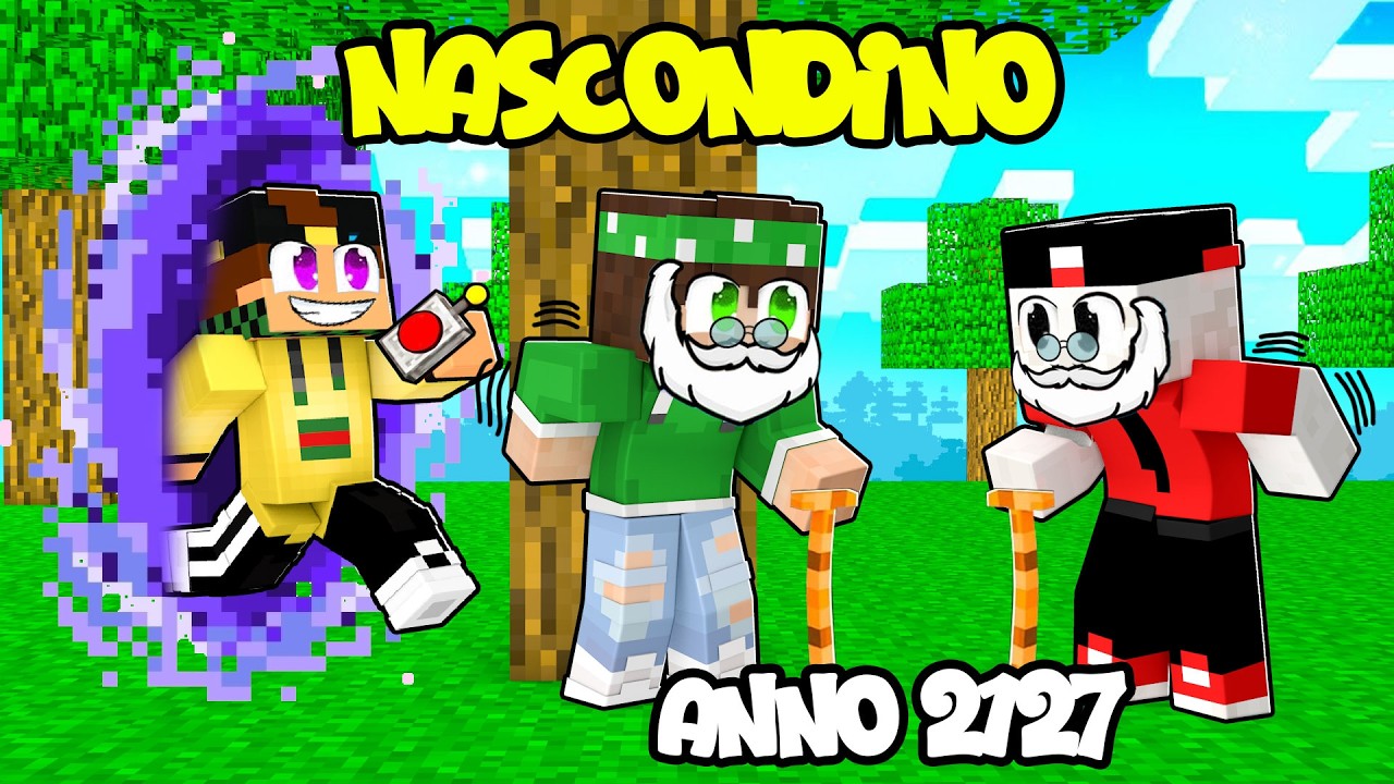 NASCONDINO CON I VIAGGI NEL TEMPO SU MINECRAFT