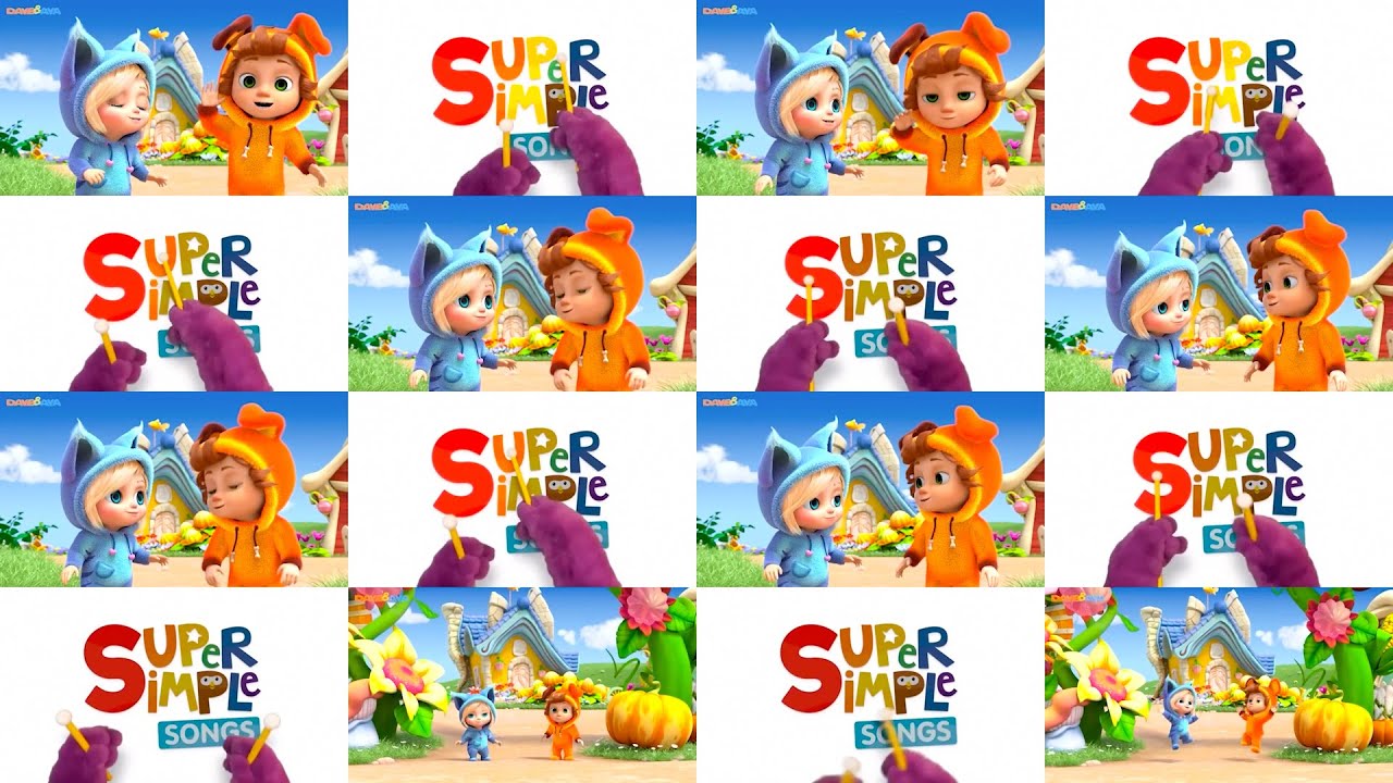 Dave and Ava and Super Simple Songs logo intro Over 1 Million Times