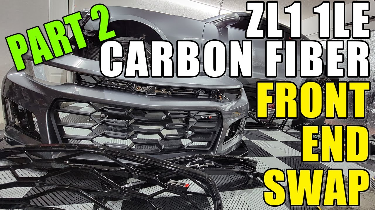 Part 2: Upper & Lower Grill Swap - Camaro ZL1 Carbon Fiber 1LE Front End Conversion