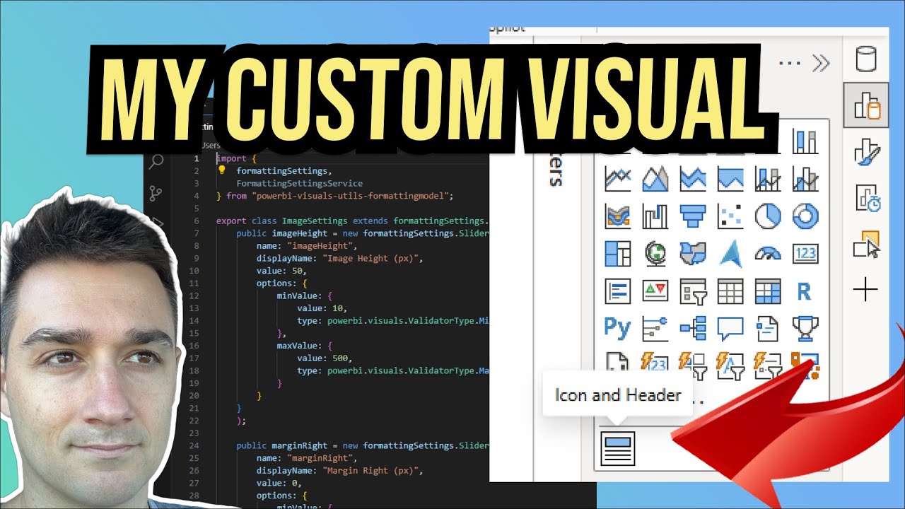 Think You Can&rsquo;t Build a CUSTOM Power BI Visual?!... Do It while watching this video