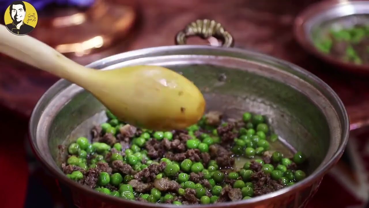 شيف أبو عمر - اطيب رز ببازاليا مع اللحمة