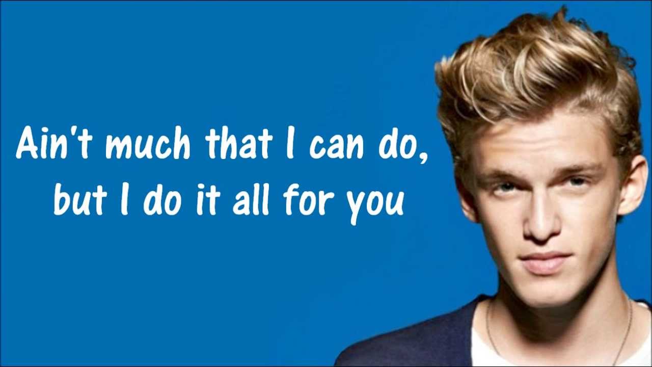 Better Be Mine - Cody Simpson + Lyrics on screen
