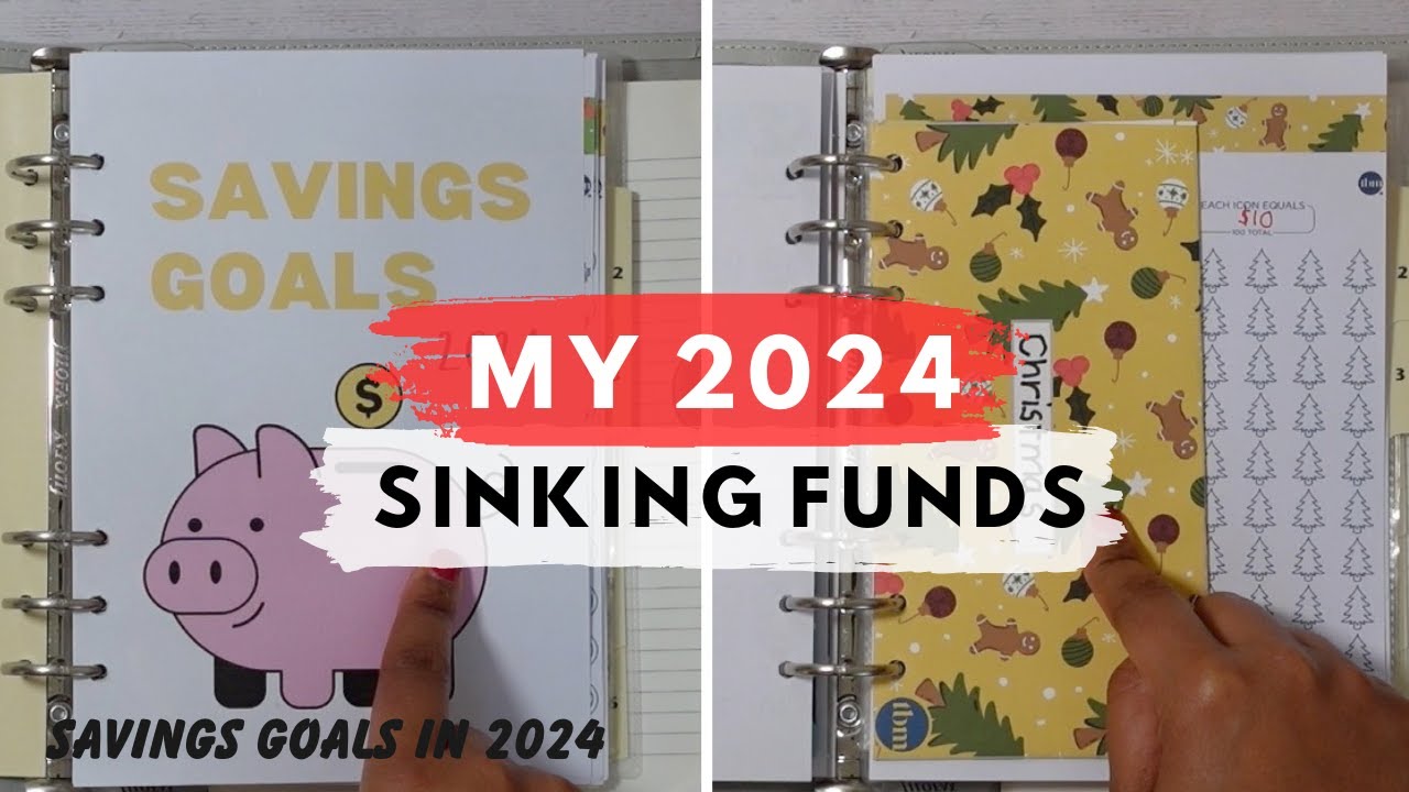 My 2024 Savings Goals | Sinking Funds For Beginners | Sinking Fund Categories | Budget With Me