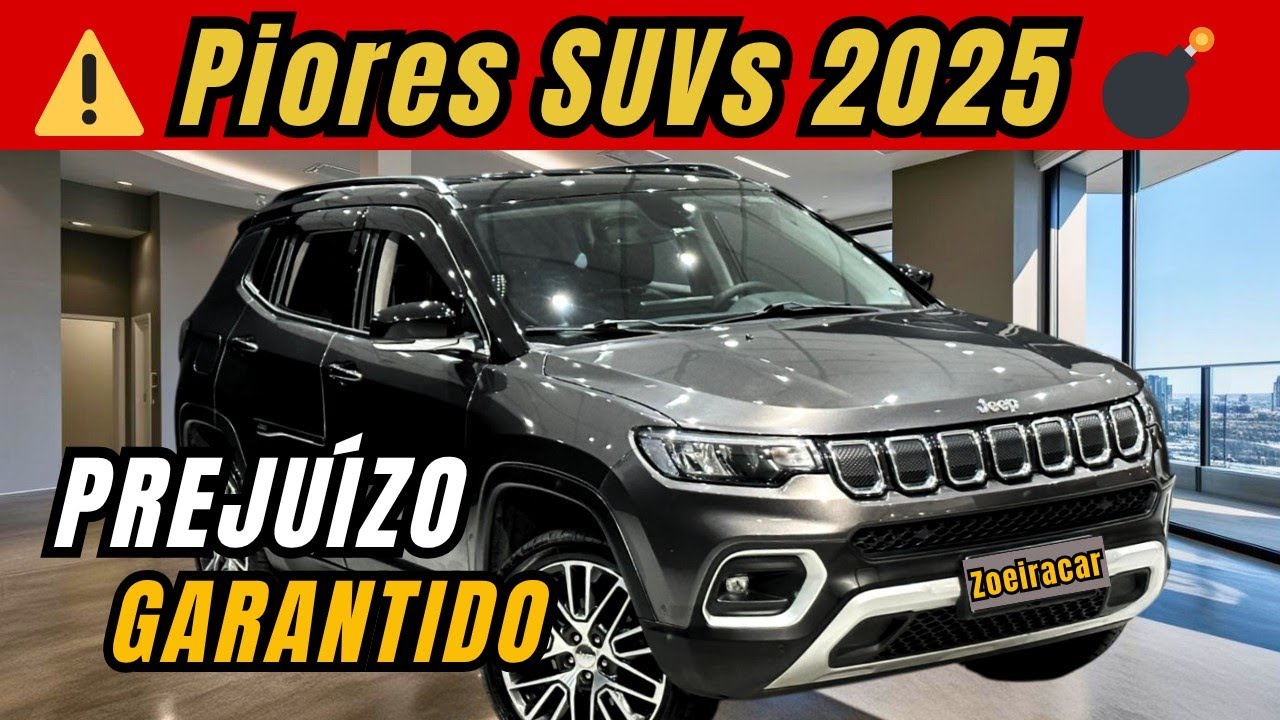 🚨 OS 10 PIORES SUVs USADOS de 2025 &ndash; Armadilhas que DESTROEM seu bolso! 
