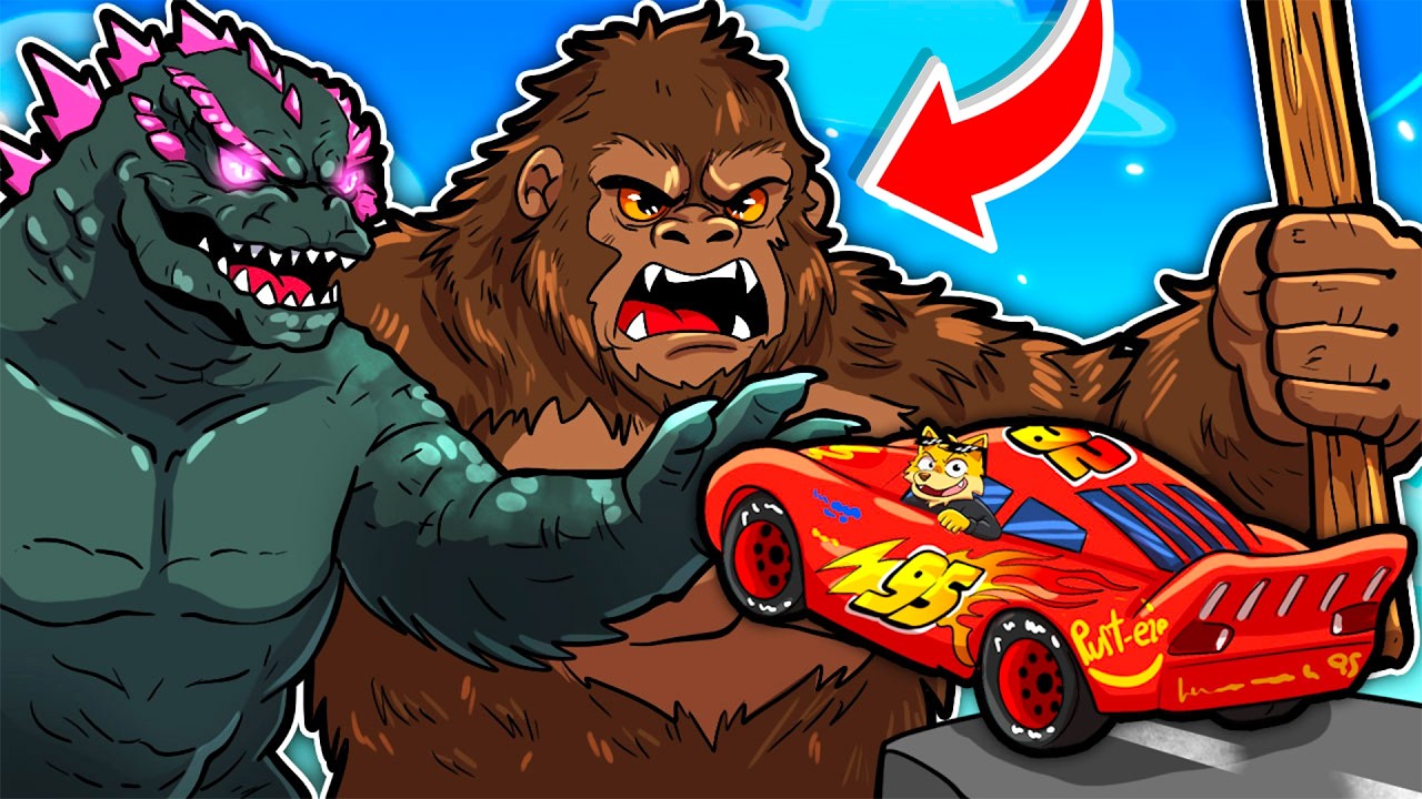 DISTRUGGIAMO GODZILLA E KING KONG GIGANTI CON MACCHINE ASSURDE! MI HANNO SCIOLTO! *MAPPA ESCLUSIVA*