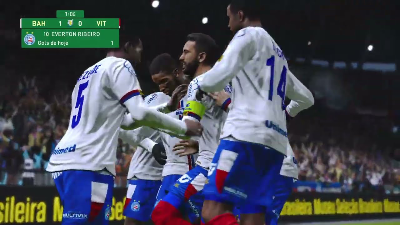 BAHIA X VITÓRIA| AO VIVO COM IMAGENS | JOGO DE HOJE |PES 21 Gameplay Ps4