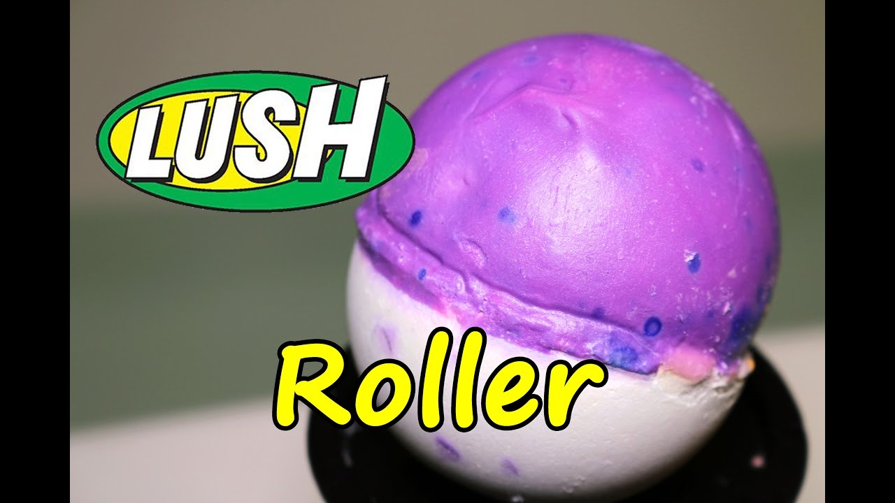 LUSH - ROLLER Bath Bomb - DEMO - Underwater View - Review