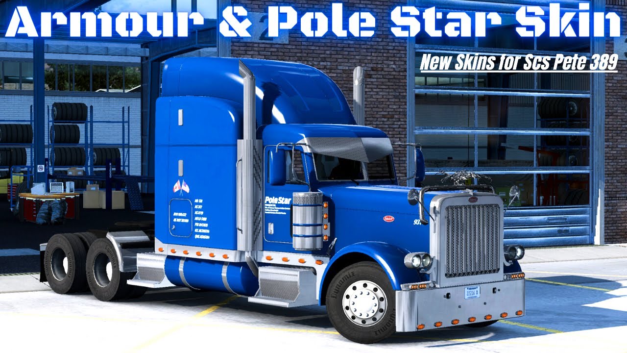 ✅ American Truck Simulator | Armour & Pole Star Skin | ATS 1.40
