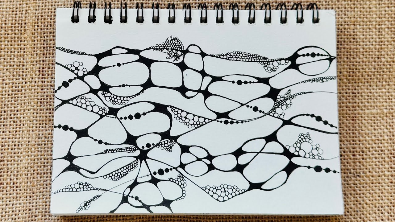 🌻🌻 Come … Draw with me ✍️✍️Art Therapy | Draw lines , patterns | Mindful Art Moments | @_lazybliss_ 