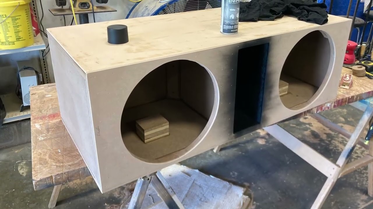 Custom ported box build for 2-15” Nemesis Audio Hectic subs. (fits 80s model SS Monte Carlo)