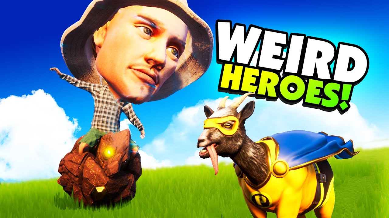 Super Hero Goat Forces HUMANS To DO Weird Things In Goat Simulator 3!