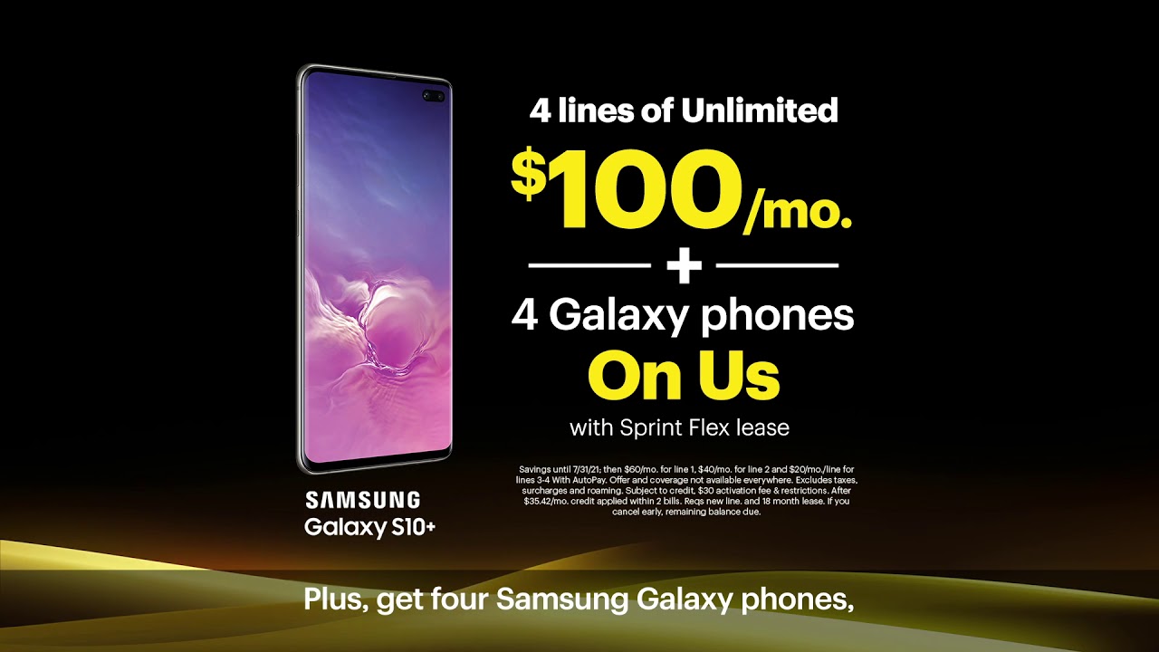 Our best Unlimited deal: 4 lines of Unlimited for just $100/mo.