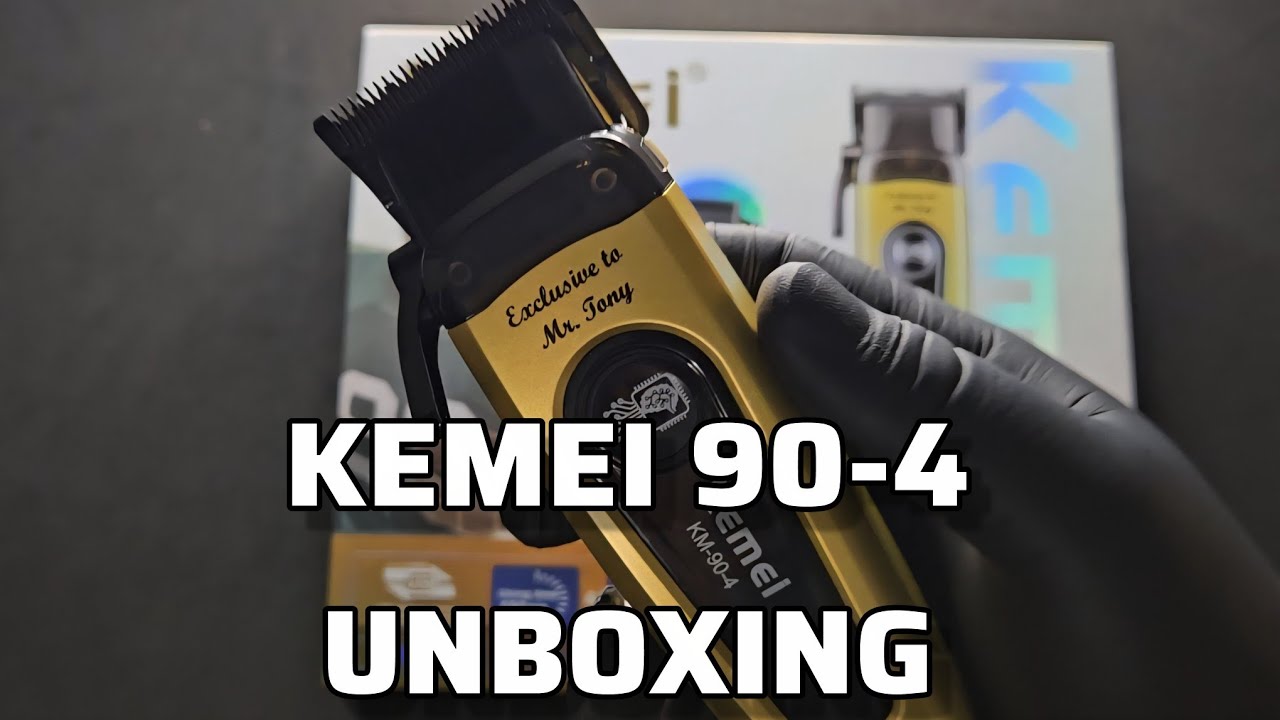 Kemei 90-4 unboxing 