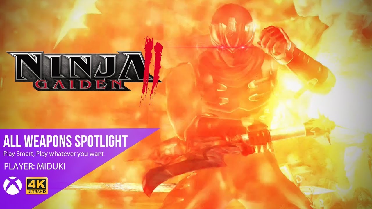 Master Ninja All Weapons Spotlight | NINJA GAIDEN 2 | EPIC 4K