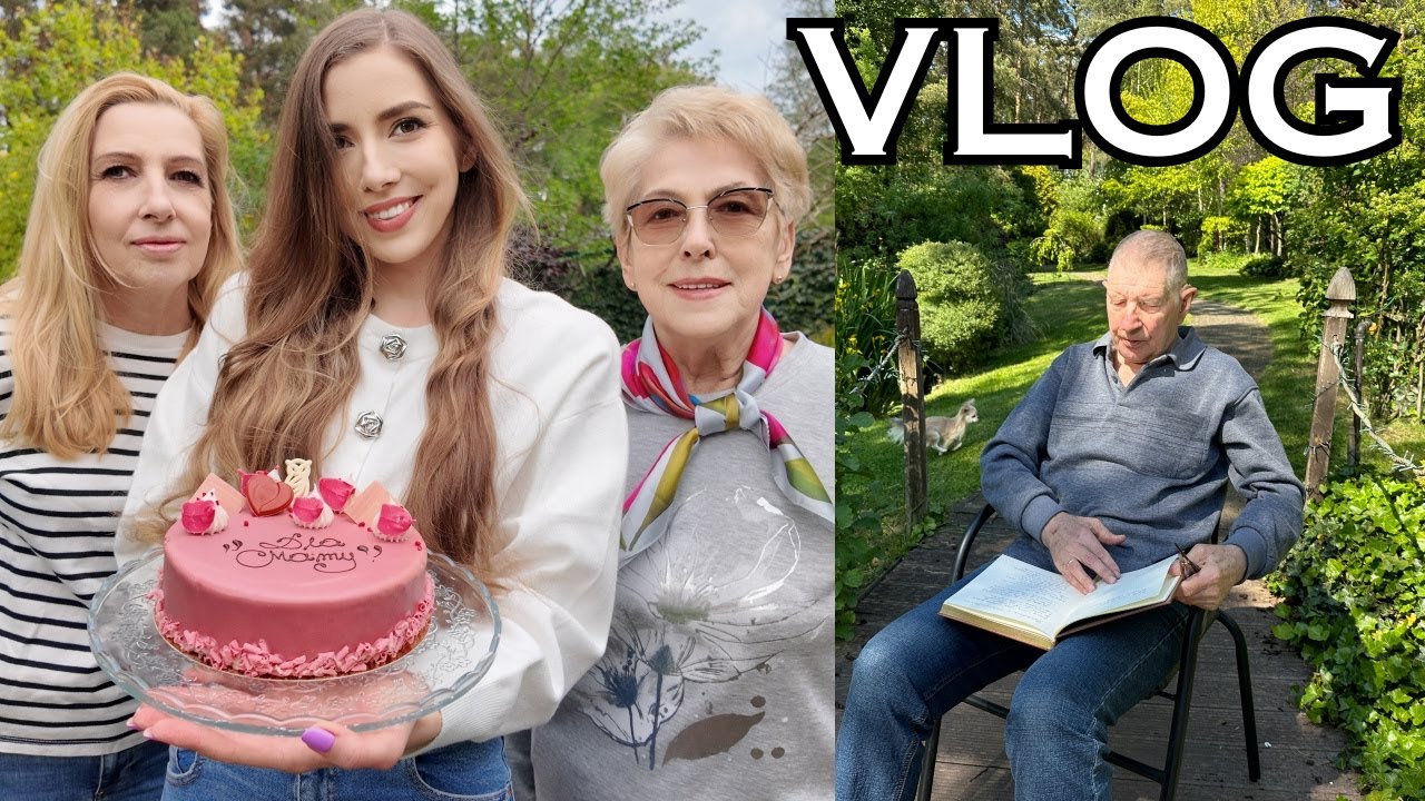 Rodzinny Vlog I Dzień Mamy I Prezenty I Dziadek pisze wiersze I GlamPaula