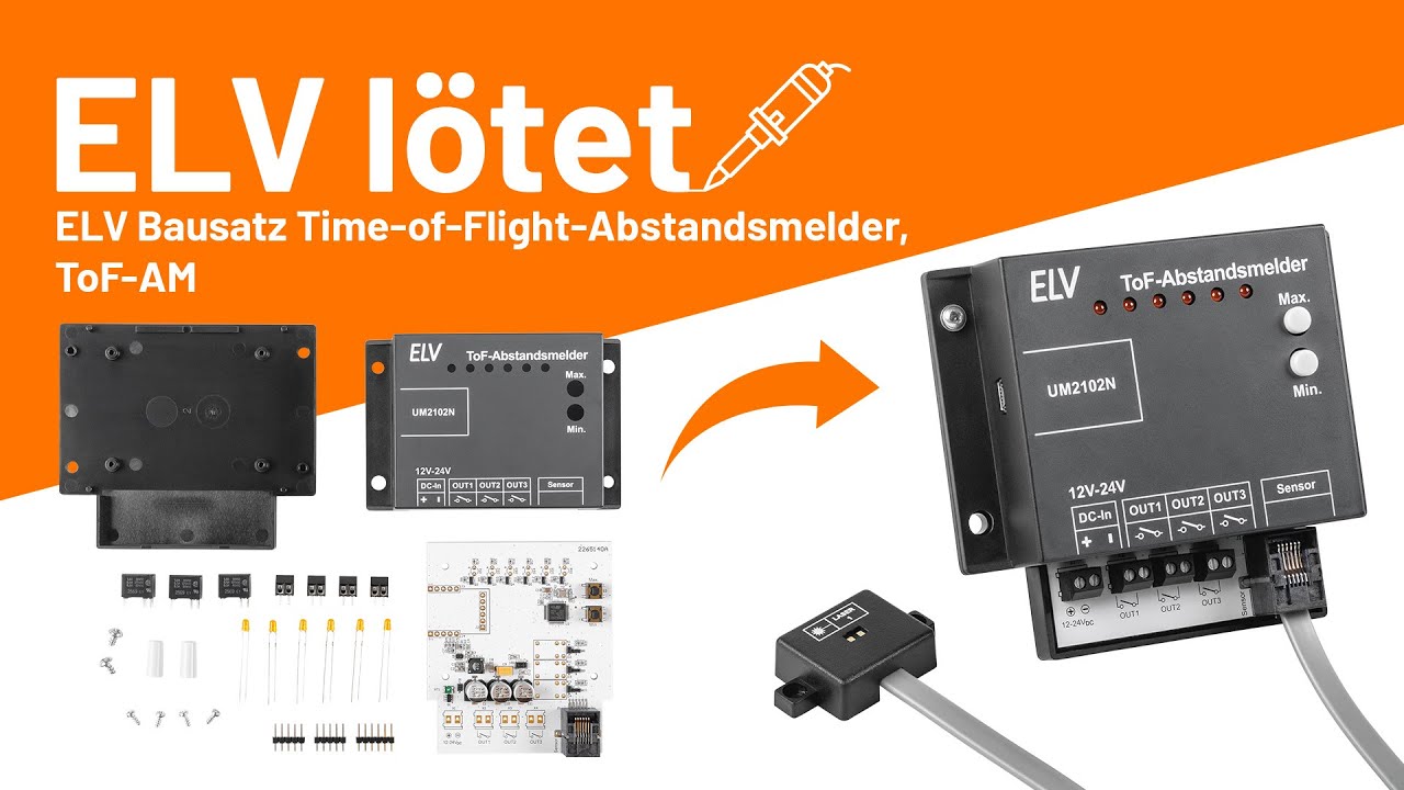 Time-of-Flight-Abstandsmelder - ELV l&ouml;tet!