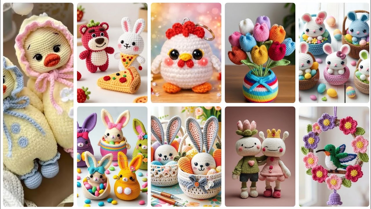 Ideas elegantes y hermosas de patrones de ganchillo a mano para la decoración del hogar. 