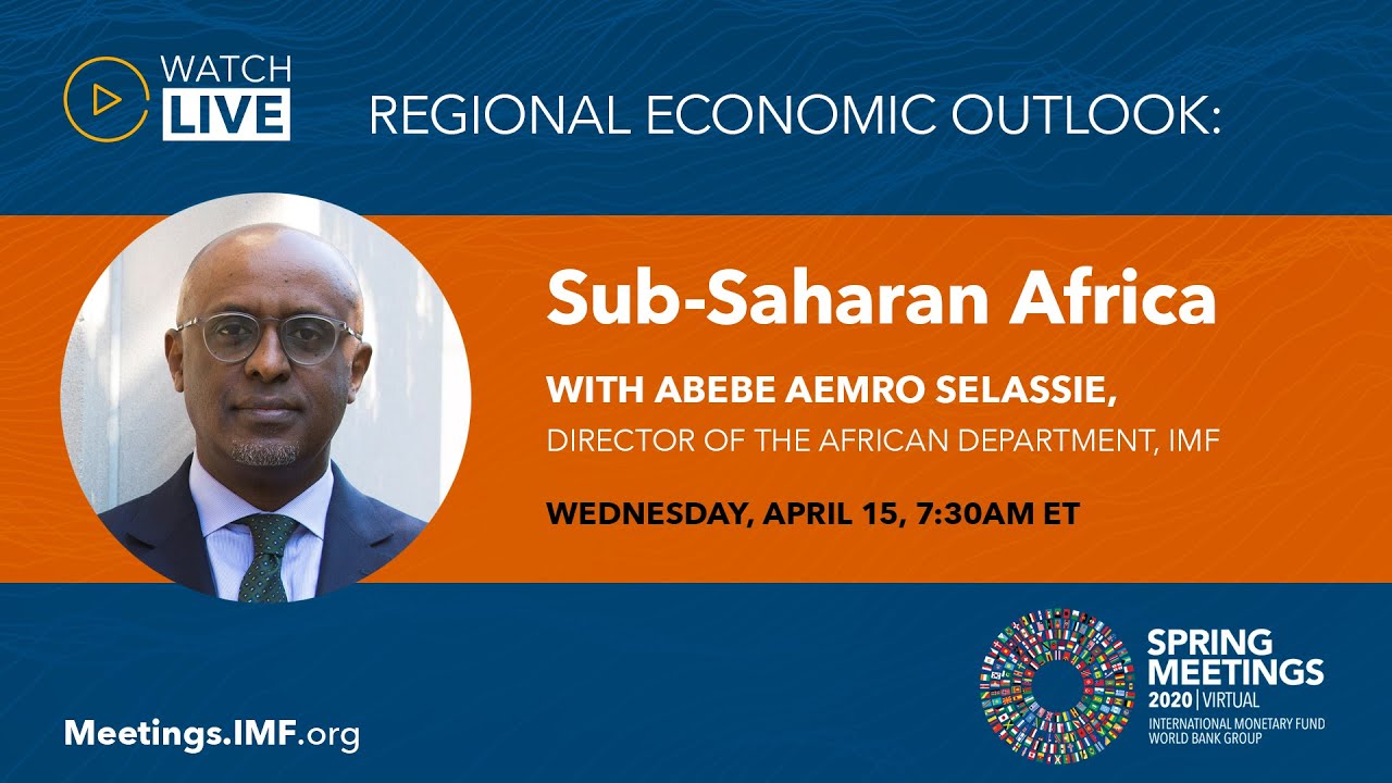 Press Briefing - Regional Economic Outlook: Sub-Saharan Africa, April 2020