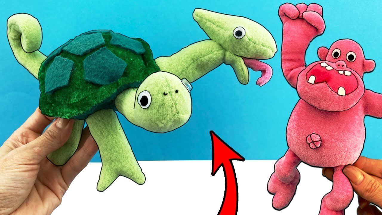 Tamataki & Chamataki vs Hunky Jake Garten of Banban 3 Plushie! How To Make Plush Monsters ⭐ DIY