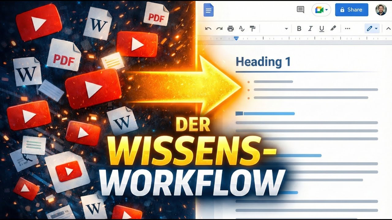 Vom Daten-Chaos zum fertigen Dokument: Der ultimative NotebookLM Workflow