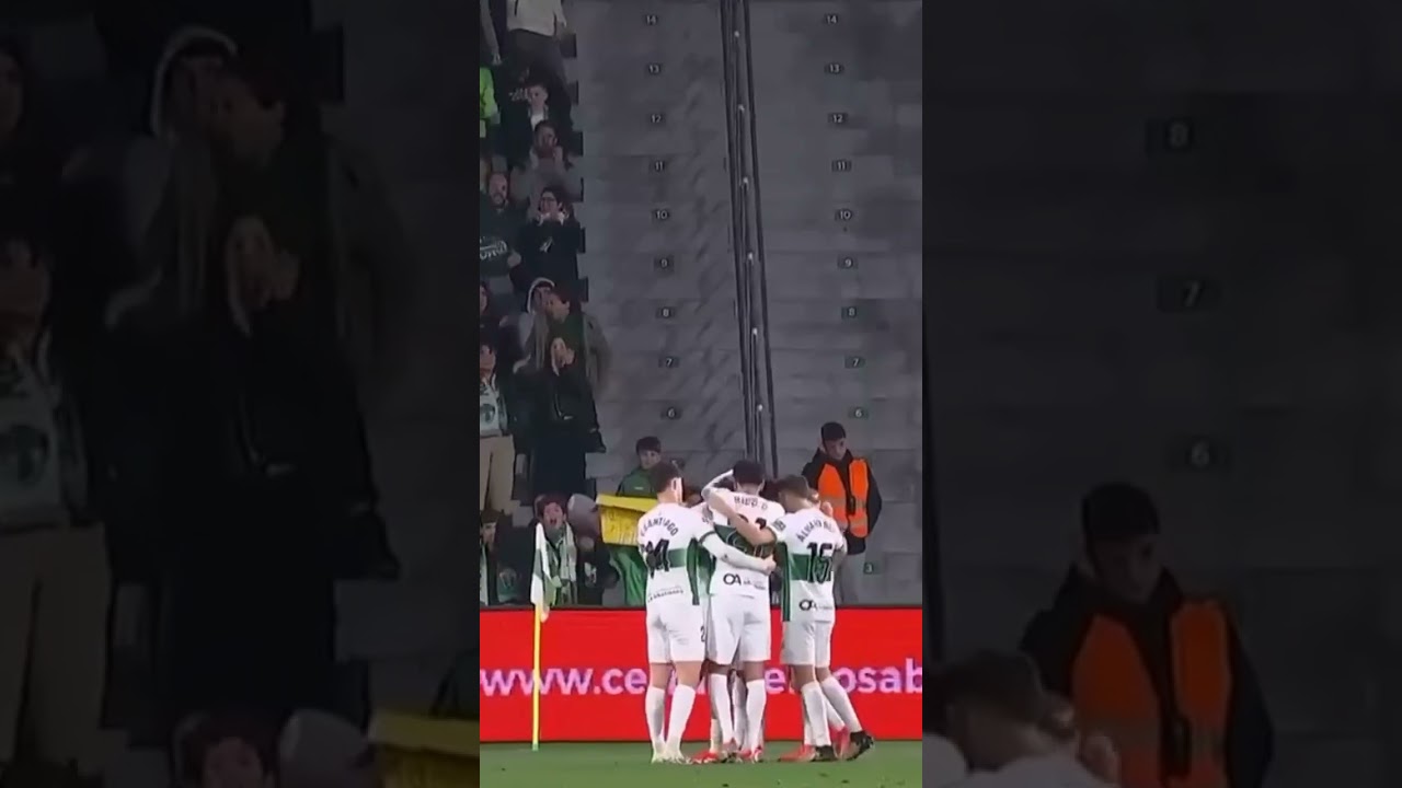 Así celebra Sory Kaba su gol, el primero de la noche. ¡Vamos, equipo! 