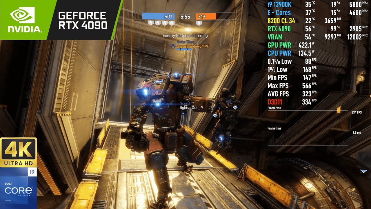 Titanfall 2 - 4K Very High Settings | RTX 4090 | 13900K
