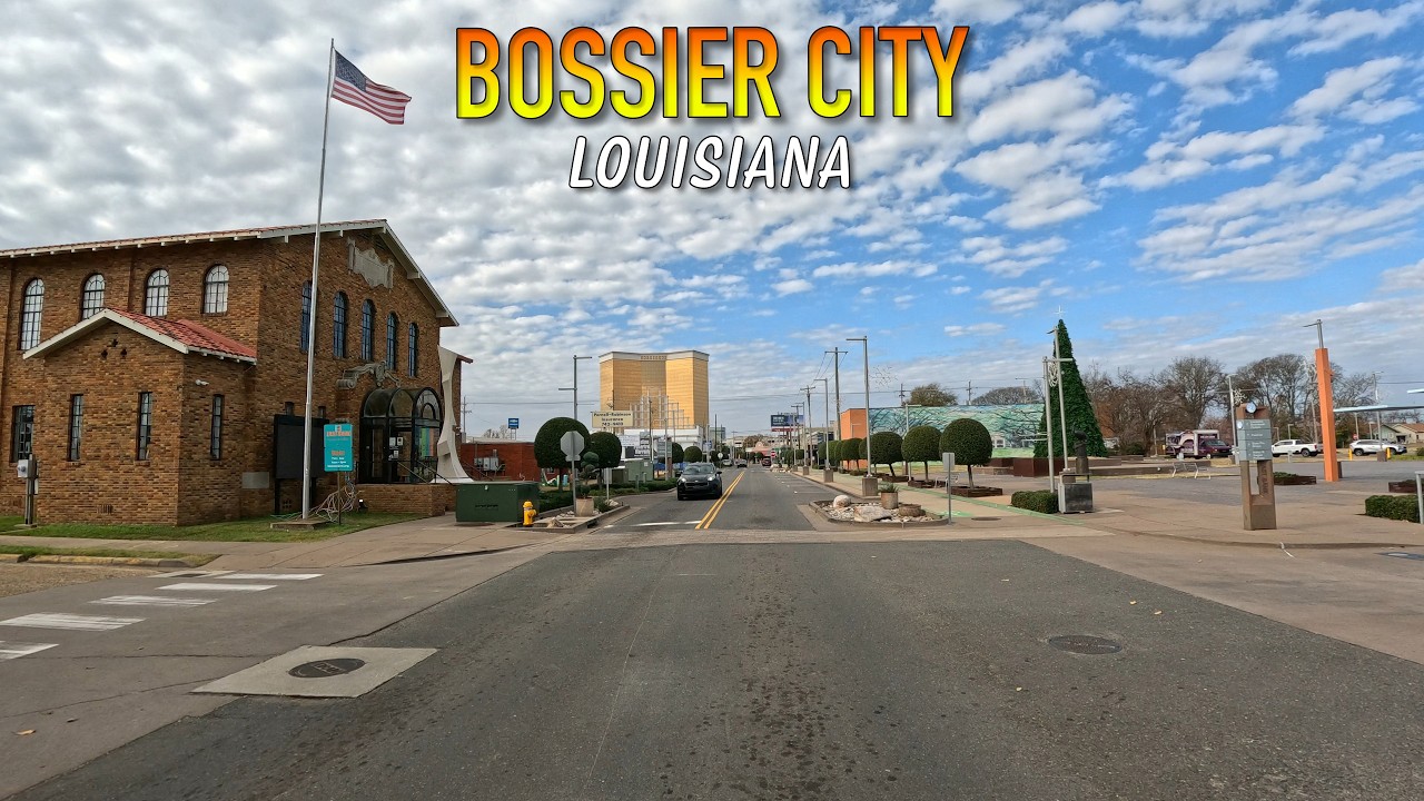 Bossier City Louisiana Driving Through
