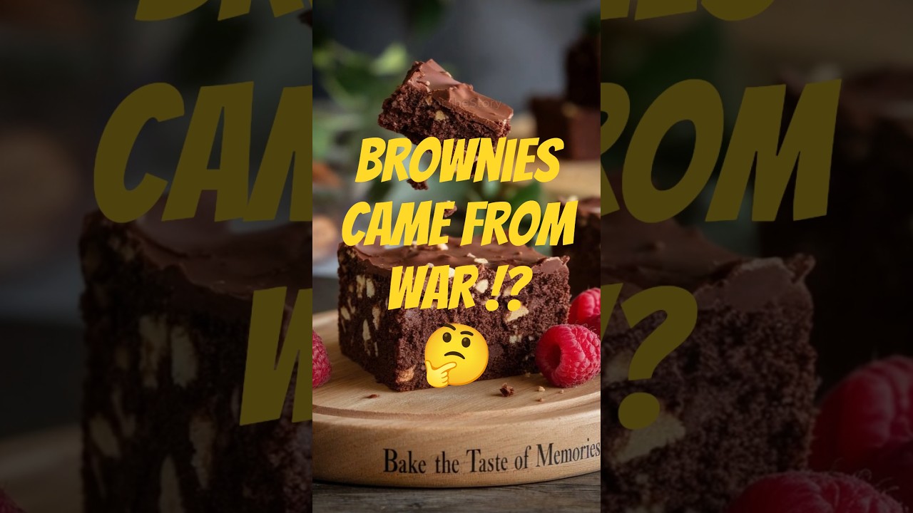 The Wartime Accident That Gave Us Brownies 🍫 | Sweet History in 40 Seconds