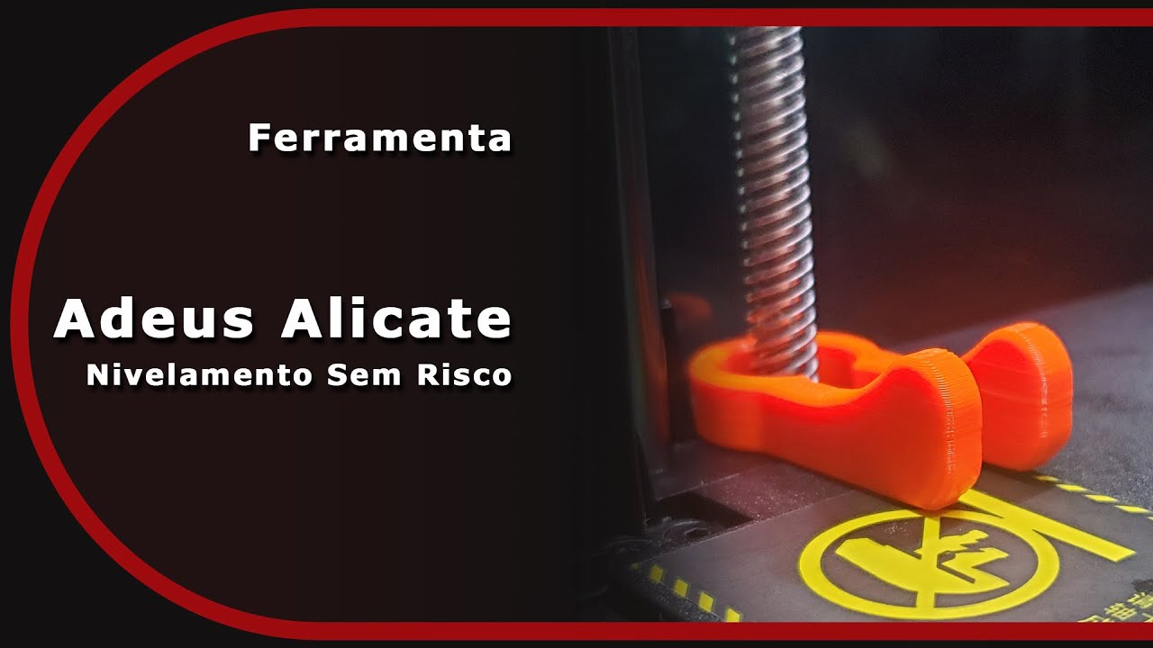 Diga Adeus ao Alicate | Nivelamento Creality K1 sem Riscos com essa Ferramenta Exclusiva!