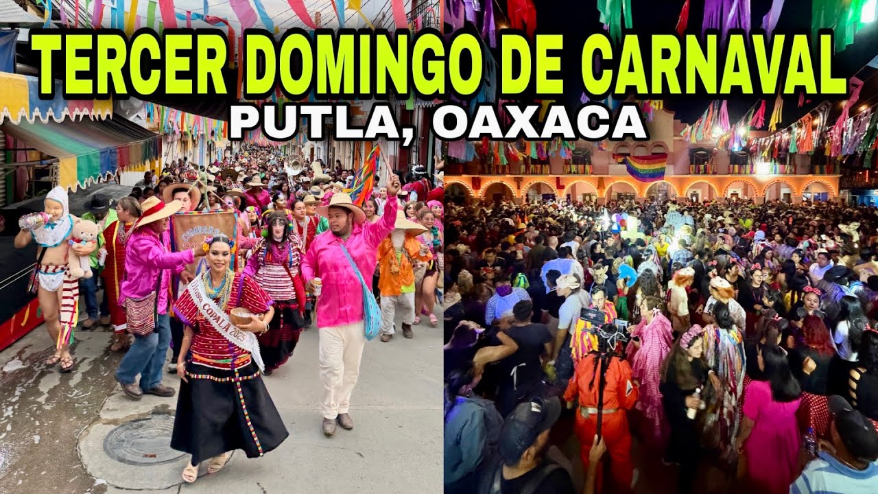 Tercer domingo de CARNAVAL PUTLECO en Putla Oaxaca