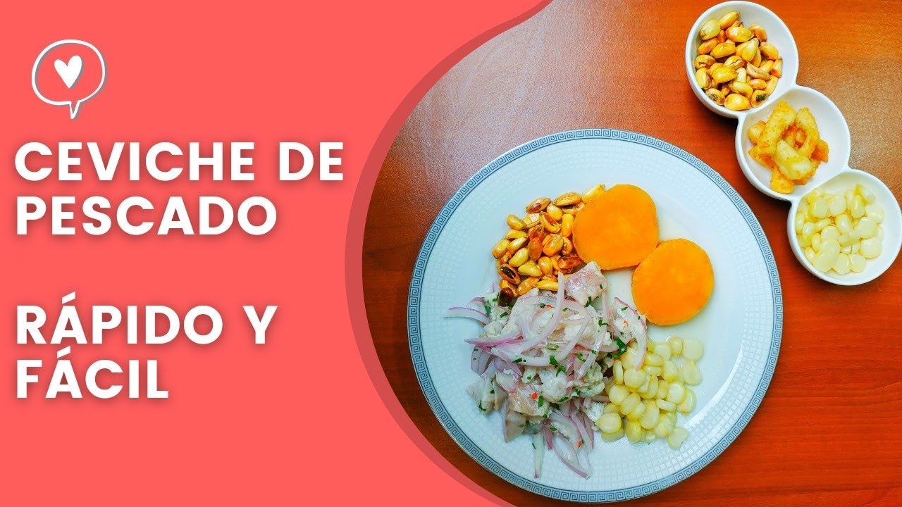 CÓMO PREPARAR CEVICHE DE PESCADO | FÁCIL, RICO Y RÁPIDO | Delisa Gourmet