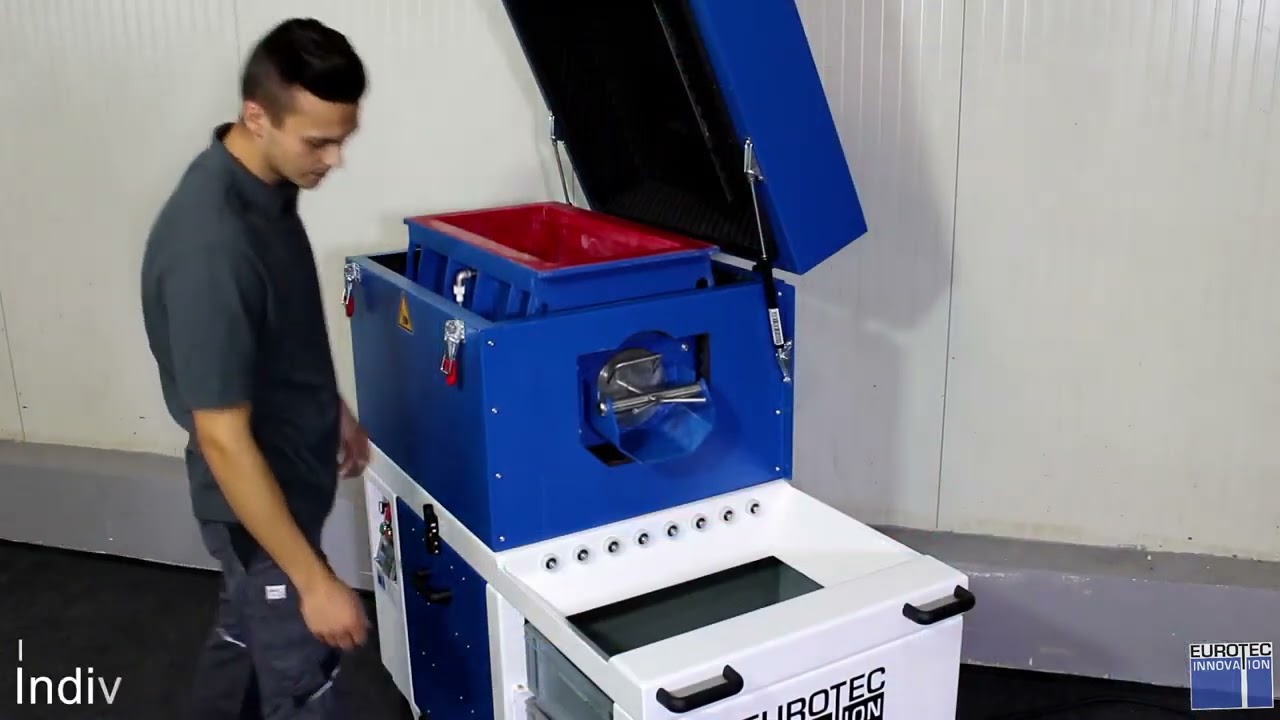 EUROTEC TV-M | Vibrateur lin&eacute;raire compact de tribofinition Made In Germany