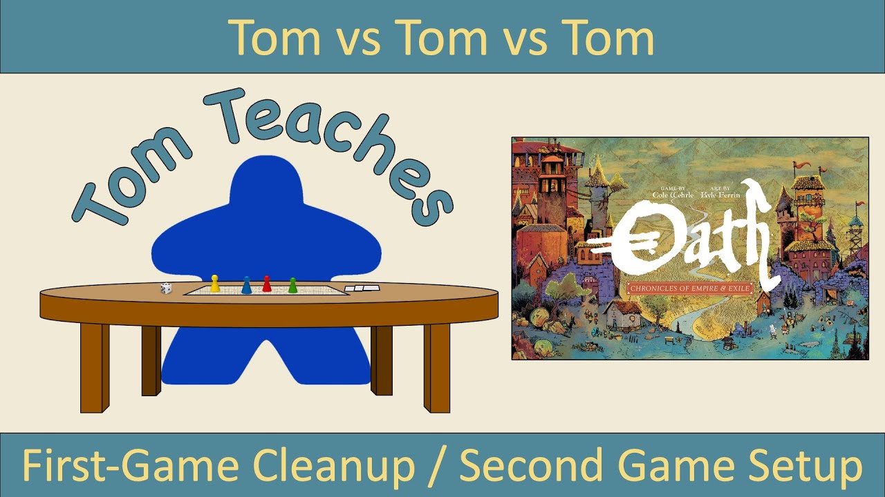 Tom Teaches Oath (Cleanup & Future Setups)