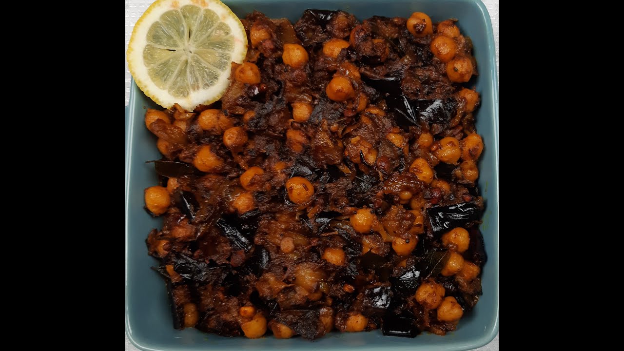Brinjal & Chickpea Curry