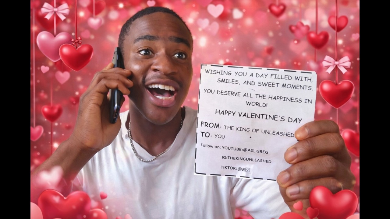 CALLING FAMILY AND FRIENDS,THEN WALKING THE STREETS OF FUNNAB----- 💕💕💕VALENTINE'S DAY SPECIAL 💕💕💕💕