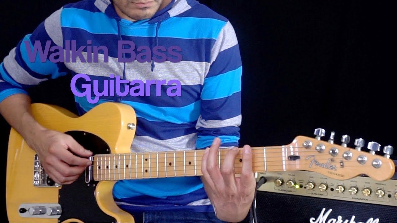 WALKING BASS y Acordes en Guitarra (Autumn Leaves)
