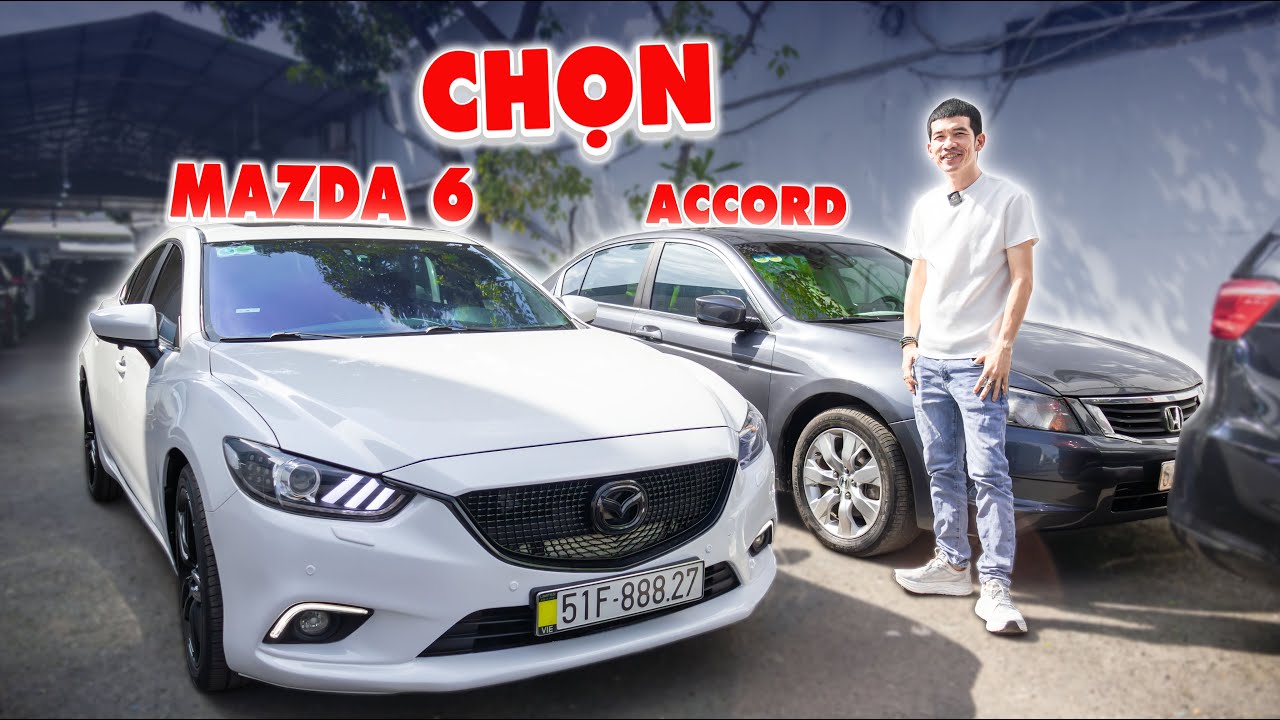 Chọn xe MAZDA 6 hay ACCORD nhập Nhật - CHỊ THỢ chủ Gara đi coi xe tại Nghĩa Phạm Auto