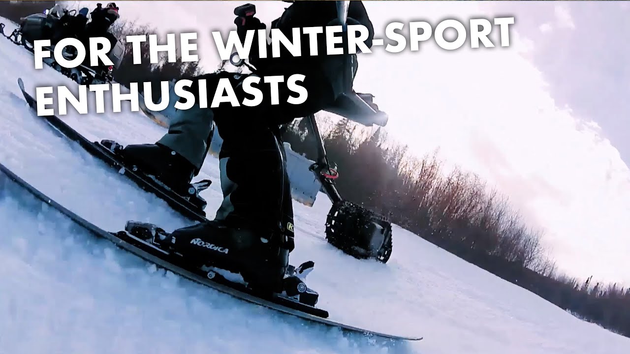 Skiing device makes snow adventures enjoyable when a hill isn&rsquo;t around