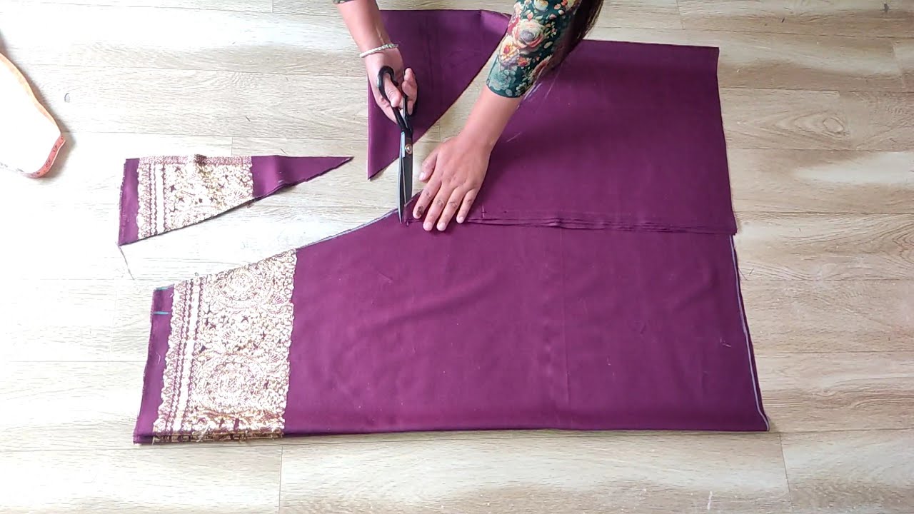 पंजाबी चकवी सलवार आजकल सबसे ज्यादा ट्रेंड में चल रही जल्दी से बना लो||Printed Salwar Cutting 