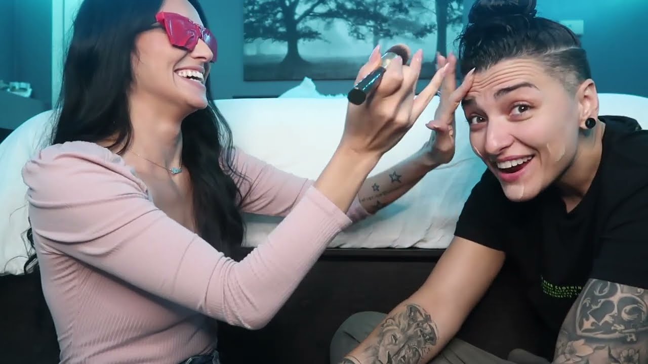 Blindfolded Makeup challenge