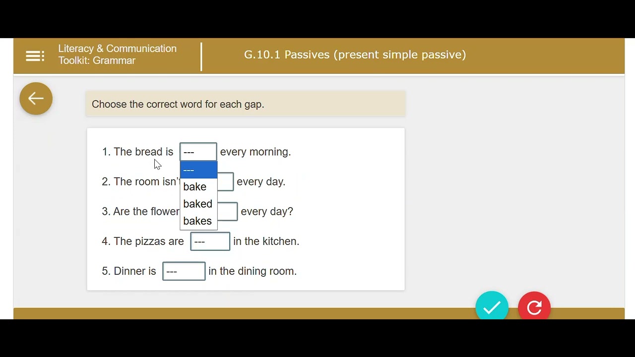 Passive التدريب الثالث
