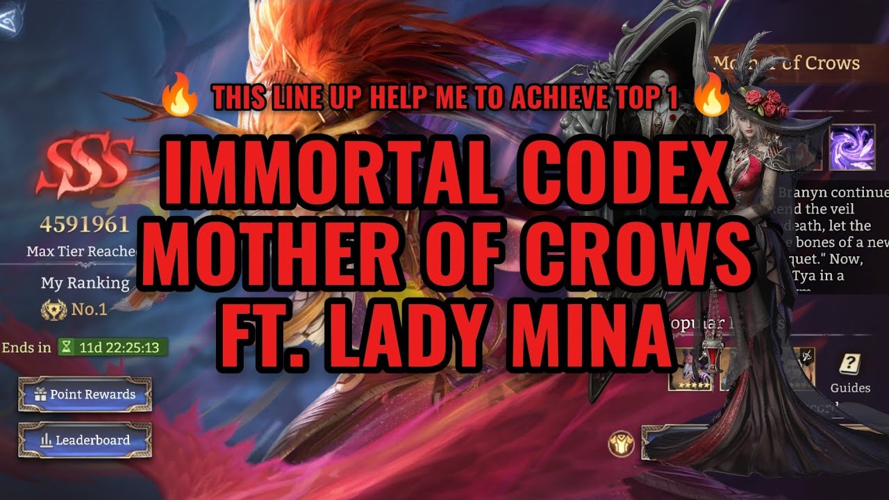 IMMORTAL CODEX MOTHER OF CROWS FT. LADY MINA | WATCHER OF REALMS