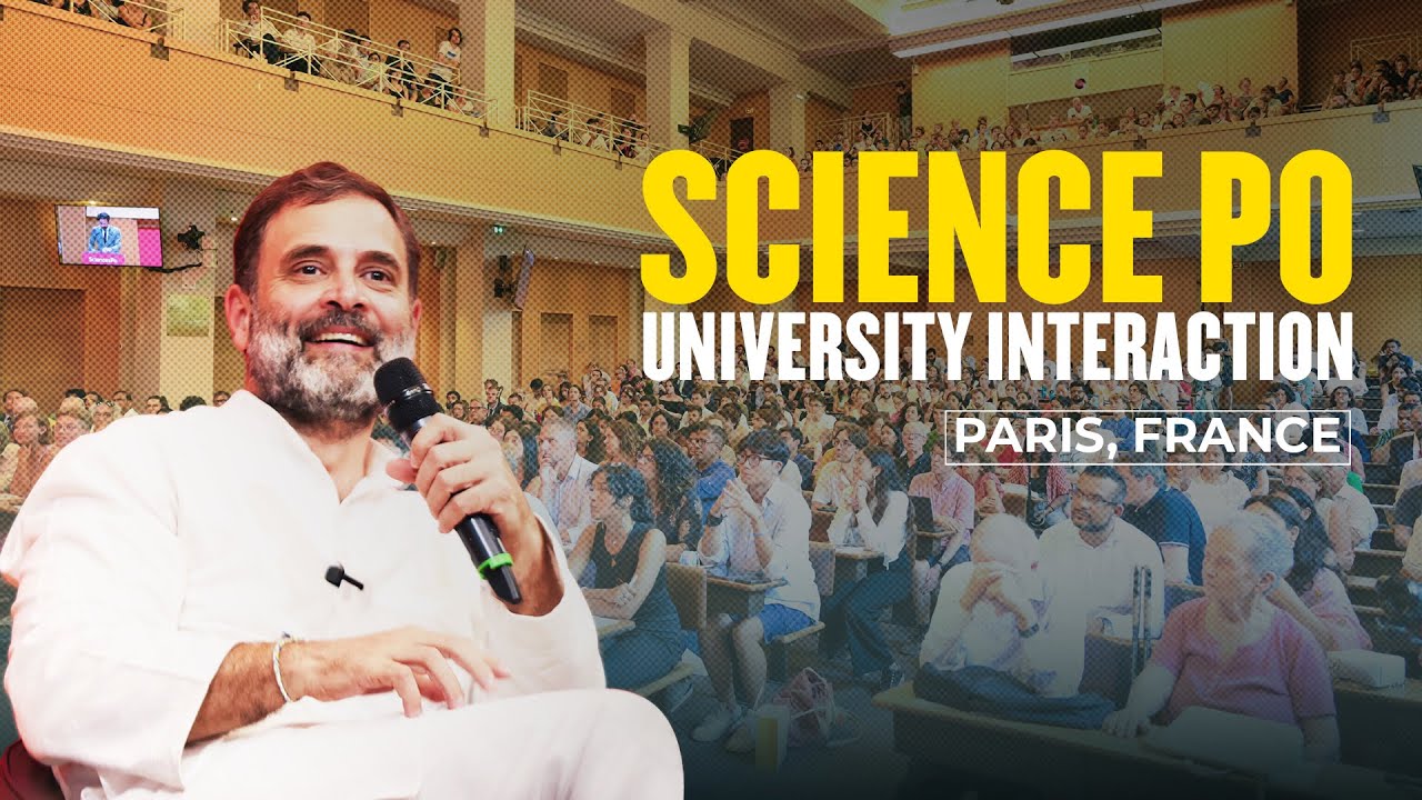 INDIA, Bharat Jodo & Geopolitics | Sciences PO University, Paris | Rahul Gandhi