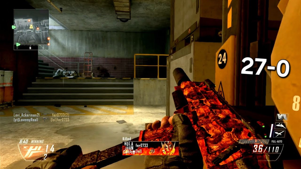 Black ops 2 ( ps3) duelo por equipos, MP7