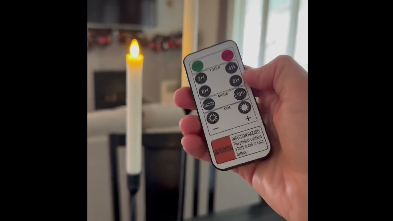 Is GenSwin Flameless Ivory Taper Candles Flickering with 10-Key Remote, worth it? | Amazon Review