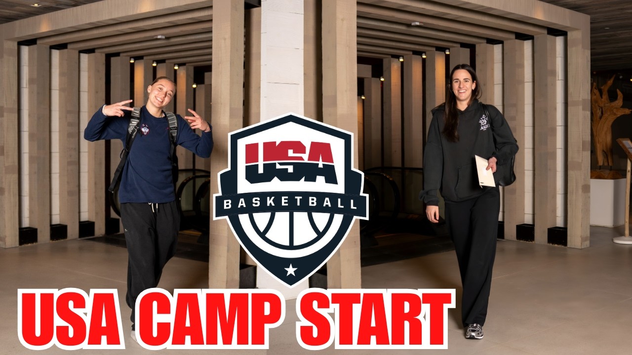 CAITLIN CLARK ARRIVES AT TEAM USA CAMP AS FIBA PUSHES HER AS THE FACE OF WOMEN’S BASKETBALL!