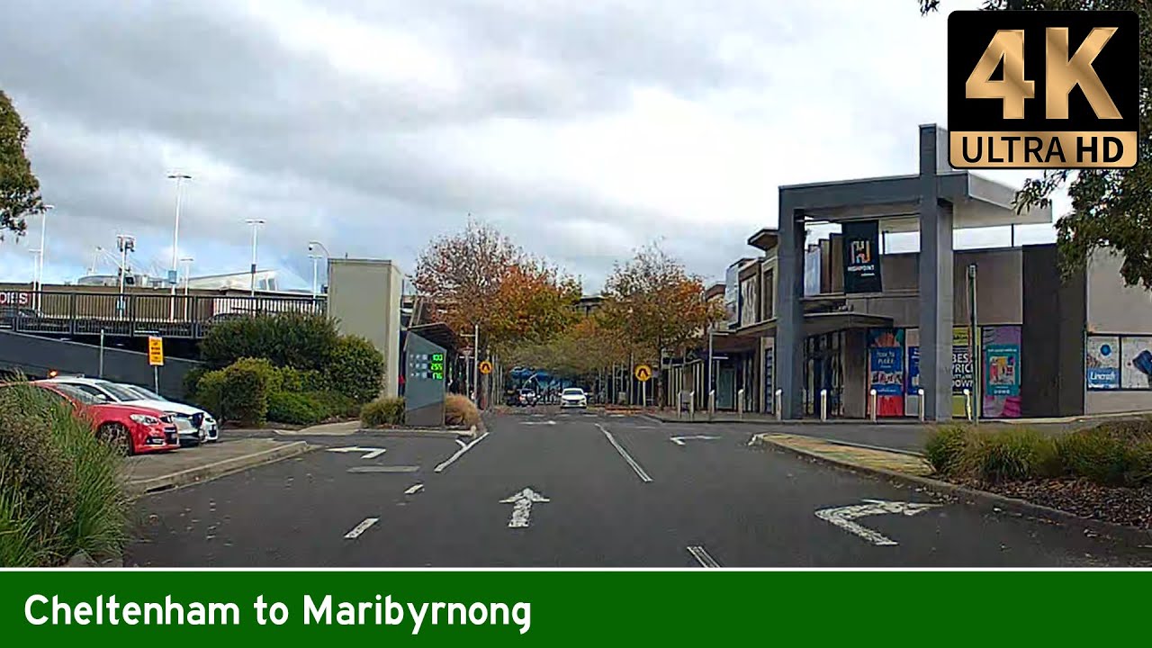 [AUS] Driving from CHELTENHAM to MARIBYRNONG (Real-Time Drive)