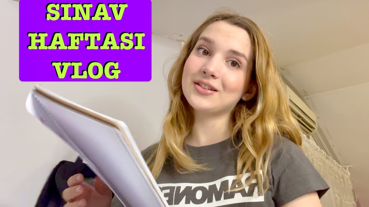 SINAV HAFTASI VLOG! Pomodoro Tekniğiyle Ders &Ccedil;alıştım! | Ecrin Su &Ccedil;oban