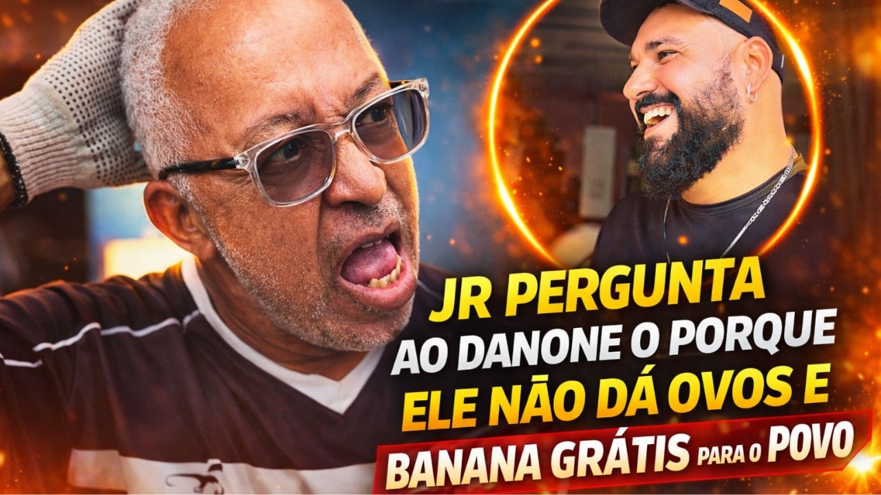 A ALEGRIA DE JR É PERTURBAR O DIA DO REI DO DANONE 🤣 | CARRO DO DANONE